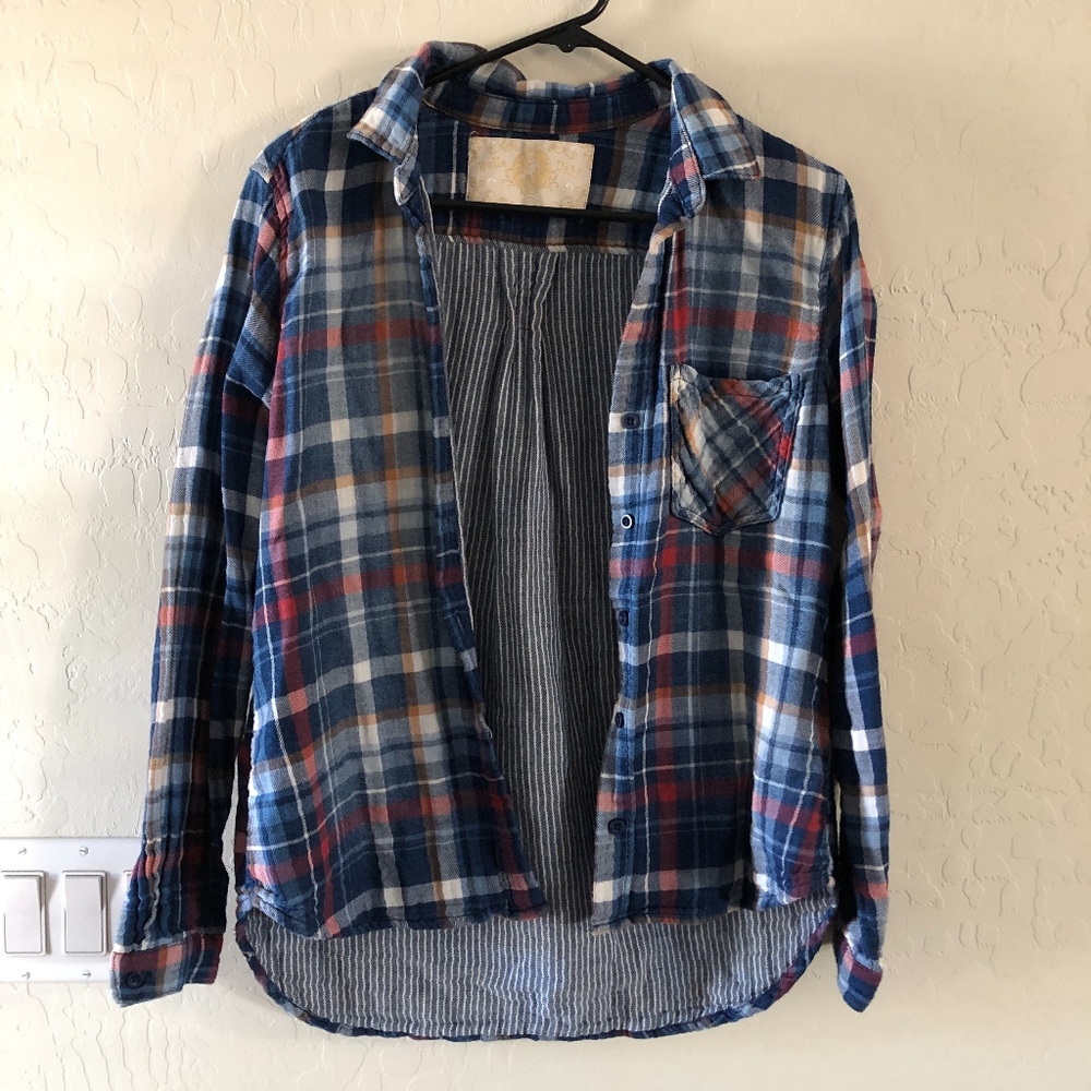 Nordstrom Bella Dahl Flannel Size M